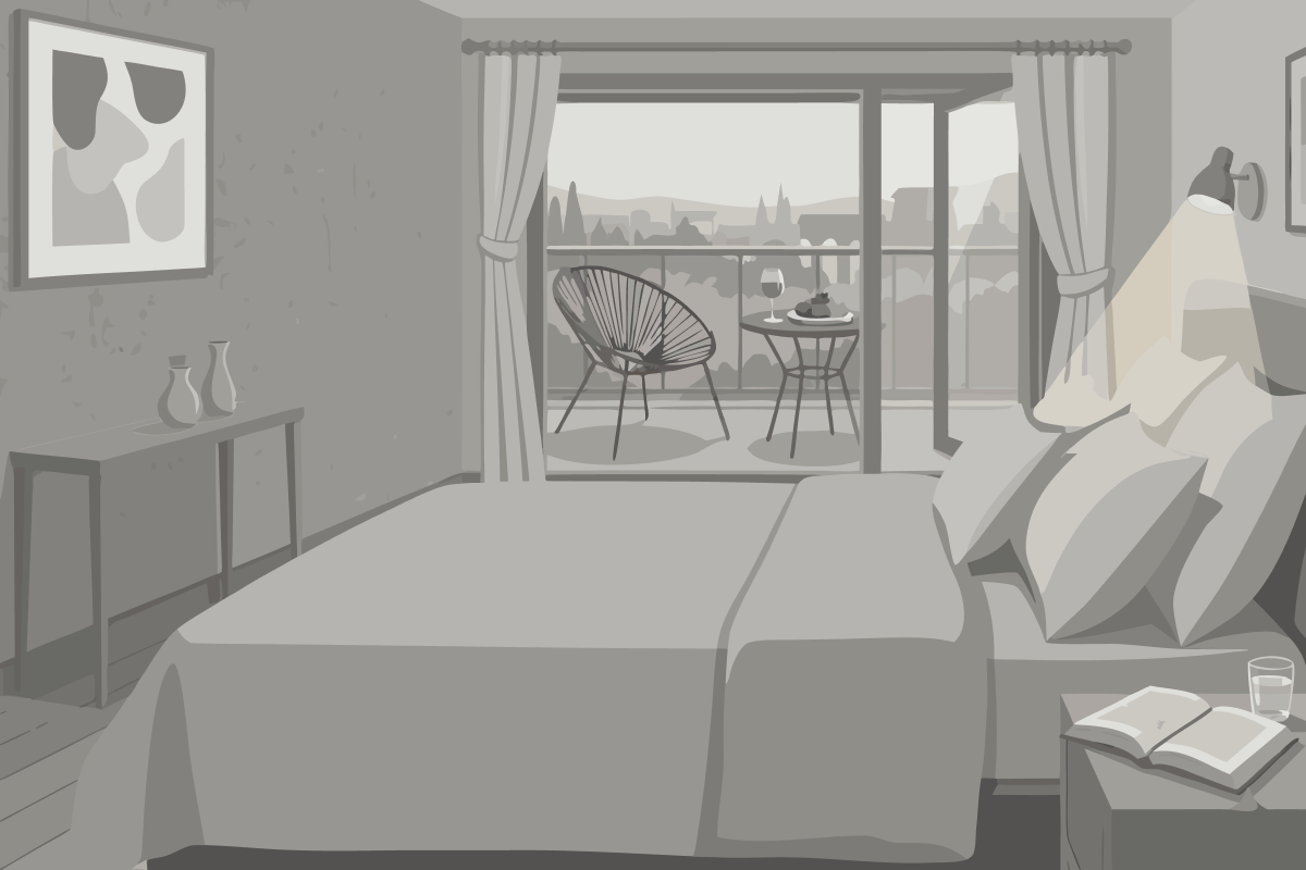 Quarto Twin Superior com Varanda